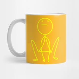 Stickman Yellow Mug